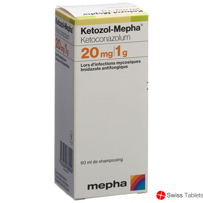 Ketozol Mepha Shampoo 20mg/g (neu) Flasche 60ml buy online