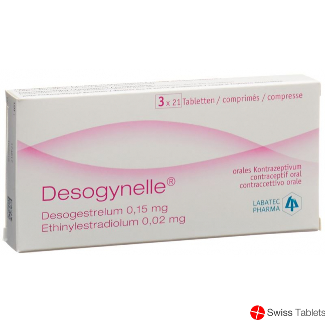 Desogynelle Tabletten 150mcg/20mcg 3x 21 Stück buy online