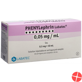 Phenylephrin Labatec 0.05mg/ml Fertigspritze 10x 10ml