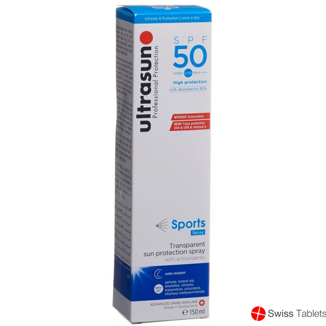 Ultrasun Sport Gel Spray SPF 50 150ml buy online