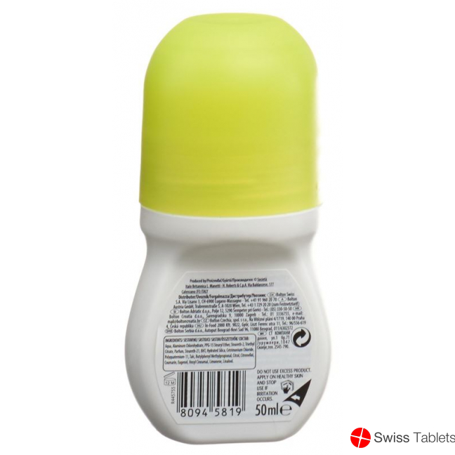 Borotalco Active Fr Roll On Zitrus Limette 50ml buy online