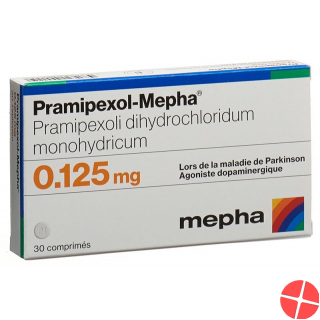 Pramipexol Mepha Tabletten 0.125mg 30 Stück