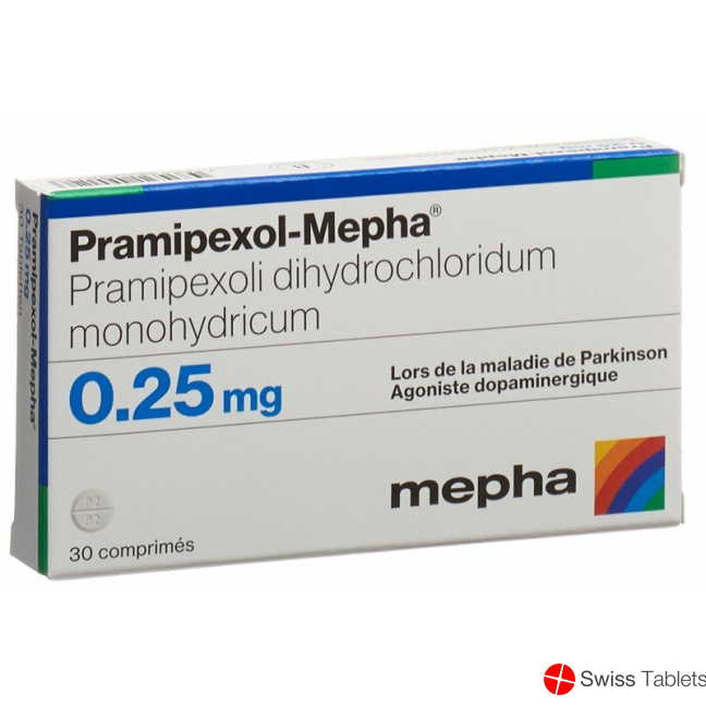 Pramipexol Mepha Tabletten 0.25mg 30 Stück buy online