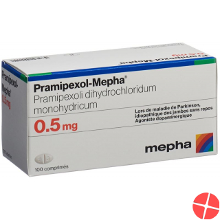 Pramipexol Mepha Tabletten 0.5mg 100 Stück