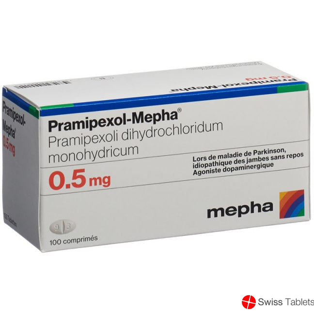 Pramipexol Mepha Tabletten 0.5mg 100 Stück buy online