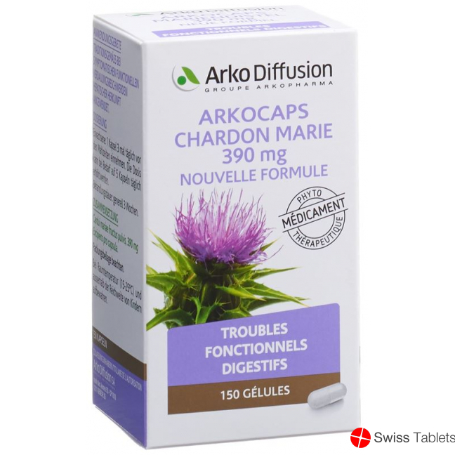 Arkocaps Mariendistel Kapseln 390mg Neue For 150 Stück buy online