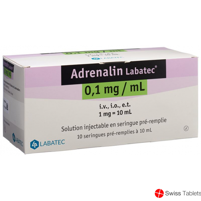 Adrenalin Labatec 1mg/10ml 10 Fertigspritzen 10ml buy online