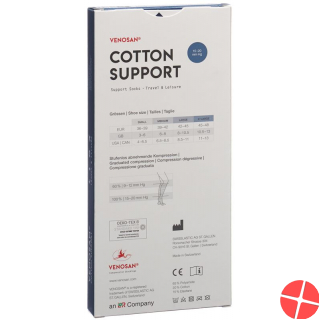 Venosan Cotton A-d Support Socks S Anthra 1 Paar Venosan Cotton A-d Support Socks S Anthra 1 Paar