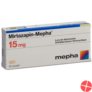 Mirtazapin Mepha Lactab 15mg 10 Stück
