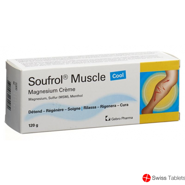 Soufrol Muscle Magnesium Cool Cream 120ml buy online