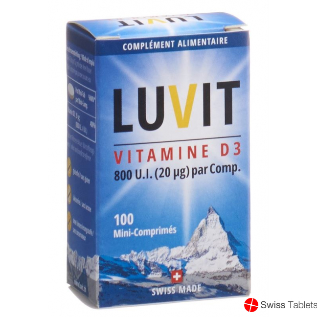 Luvit Vitamin D3 Mini-Tabs Dose 100 Stück buy online