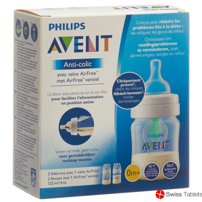 Avent Philips Anti-Colic Flasche 125ml Airfree 2 Stück buy online