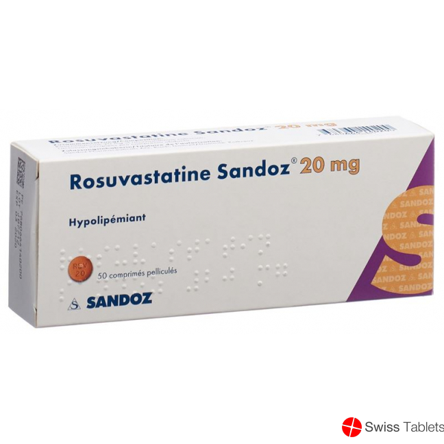 Rosuvastatin Sandoz Filmtabletten 20mg (neu) 50 Stück buy online