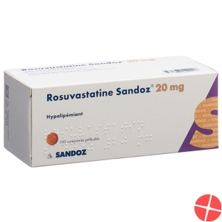 Rosuvastatin Sandoz Filmtabletten 20mg (neu) 100 Stück