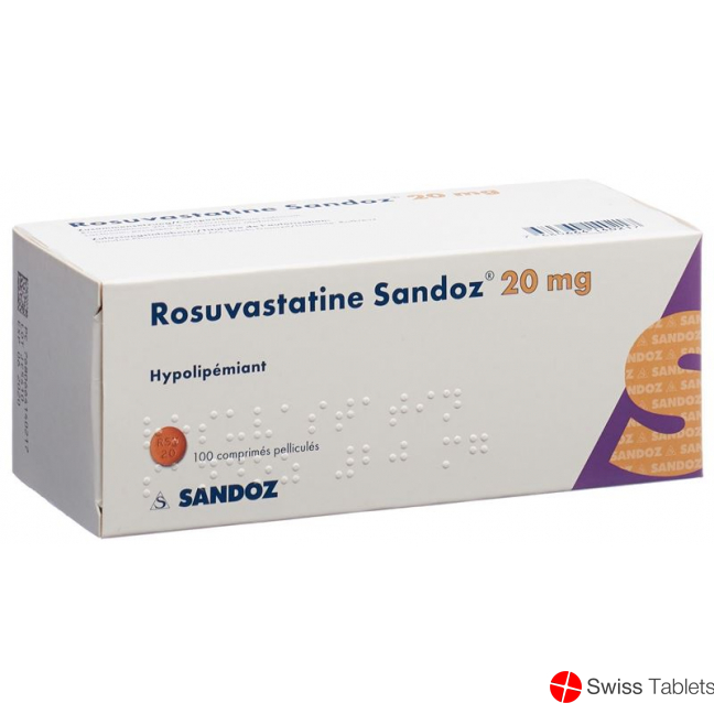 Rosuvastatin Sandoz Filmtabletten 20mg (neu) 100 Stück buy online