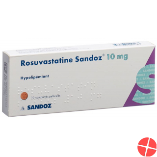 Rosuvastatin Sandoz Filmtabletten 10mg (neu) 30 Stück Rosuvastatin Sandoz Filmtabletten 10mg (neu) 30 Stück