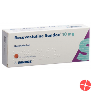 Rosuvastatin Sandoz Filmtabletten 10mg (neu) 50 Stück