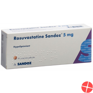 Rosuvastatin Sandoz Filmtabletten 5mg (neu) 50 Stück Rosuvastatin Sandoz Filmtabletten 5mg (neu) 50 Stück