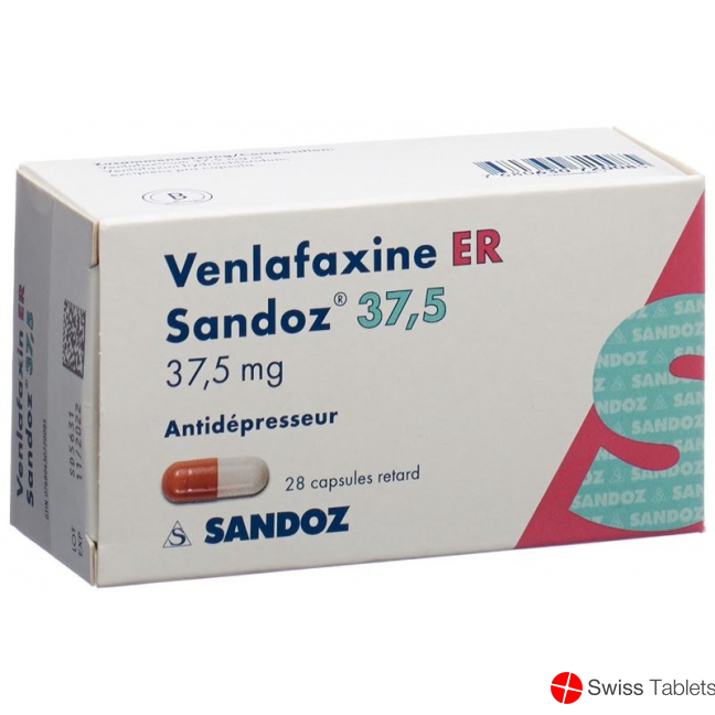 Venlafaxin ER Sandoz Retard Kapseln 37.5mg 28 Stück buy online