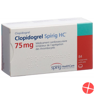 Clopidogrel Spirig HC Filmtabletten 75mg Neu 84 Stück