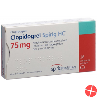 Clopidogrel Spirig HC Filmtabletten 75mg Neu 28 Stück