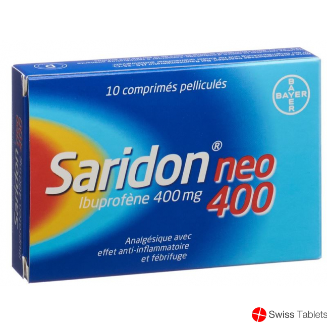 Saridon Neo Filmtabletten 400mg 10 Stück buy online