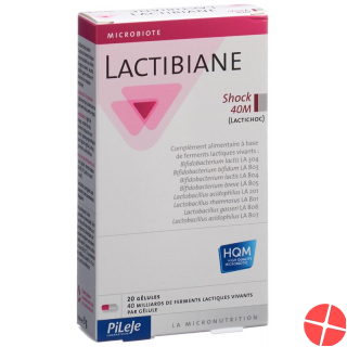 Lactibiane Shock 40M Gelules 20 Stück