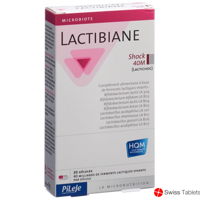 Lactibiane Shock 40M Gelules 20 Stück buy online