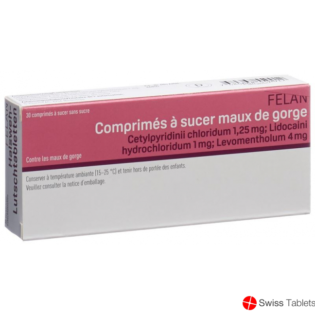 Felan Halsweh Lutschtabletten 30 Stück buy online