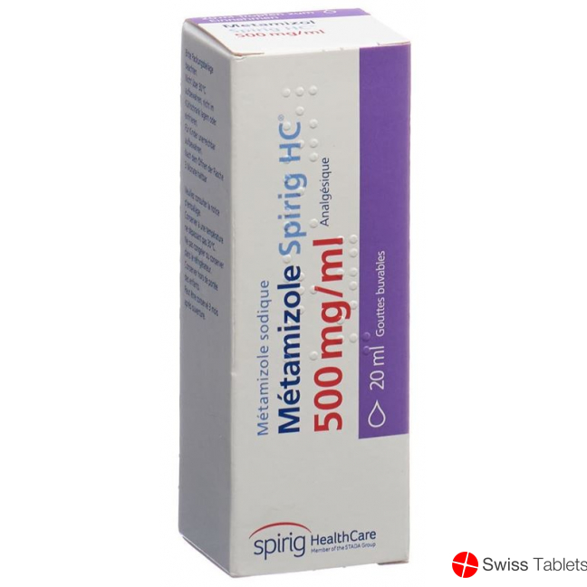 Metamizol Spirig HC Tropfen 500mg/ml (neu) 20ml buy online
