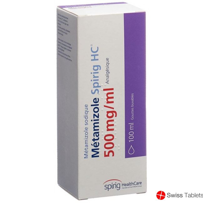 Metamizol Spirig HC Tropfen 500mg/ml (neu) 100ml buy online