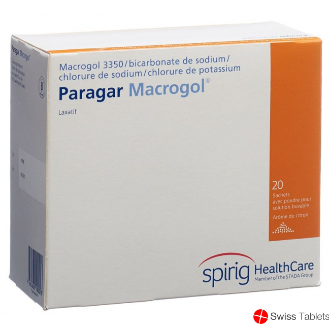 Paragar Macrogol Pulver Beutel 20 Stück buy online