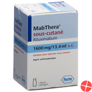Mabthera Injektion Konzentrat 1600mg/13.4ml S.c. Durchstechflasche