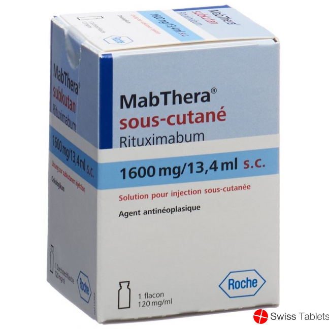 Mabthera Injektion Konzentrat 1600mg/13.4ml S.c. Durchstechflasche buy online