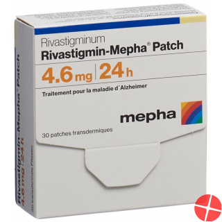 Rivastigmin Mepha Patch 4.6 Mg/24h 30 Stück
