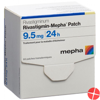 Rivastigmin Mepha Patch 9.5 Mg/24h 60 Stück