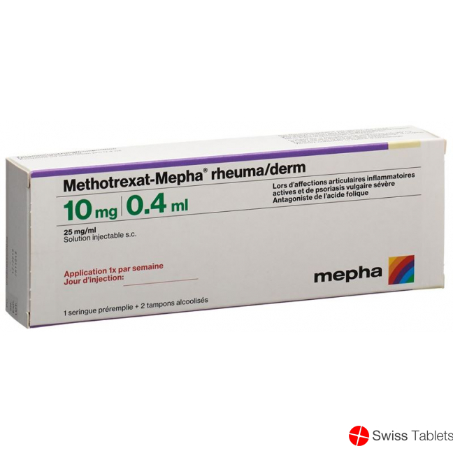 Methotrexat Mepha Rheuma/derm 10mg/0.4ml buy online