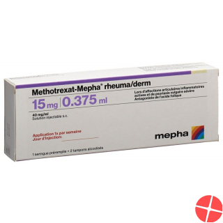 Methotrexat Mepha Rheuma 15 mg 0.375 ml solution