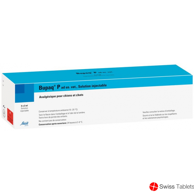 Bupaq P Injektionslösung 0.3mg/ml Ad Us.vet. 6x 2ml buy online