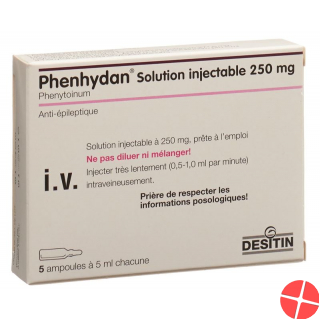 Phenhydan Injektionslösung 250mg/5ml i.v. 5 Ampullen 5ml