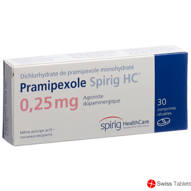 Pramipexol Spirig HC Tabletten 0.25mg (neu) 30 Stück buy online