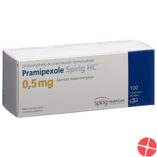 Pramipexole Spirig HC tablets 0.5 mg 100 pcs