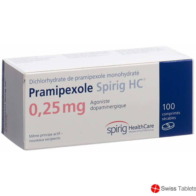 Pramipexol Spirig HC Tabletten 0.25mg (neu) 100 Stück buy online