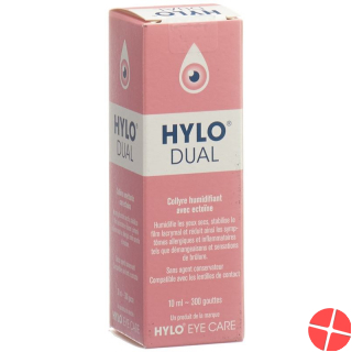 Hylo-Dual Eye drops bottle 10ml