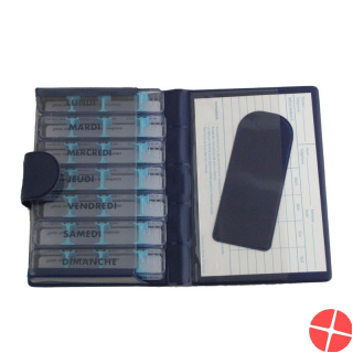 Medidos Medikamentenbox Franzoesisch Blau Medidos Medikamentenbox Franzoesisch Blau