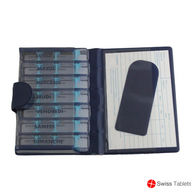 Medidos Medikamentenbox Franzoesisch Blau buy online