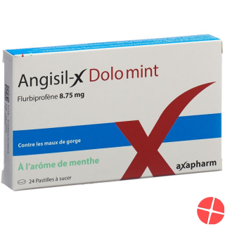 Angisil-x Dolo Lutschtabletten 8.75mg Mint 24 Stück