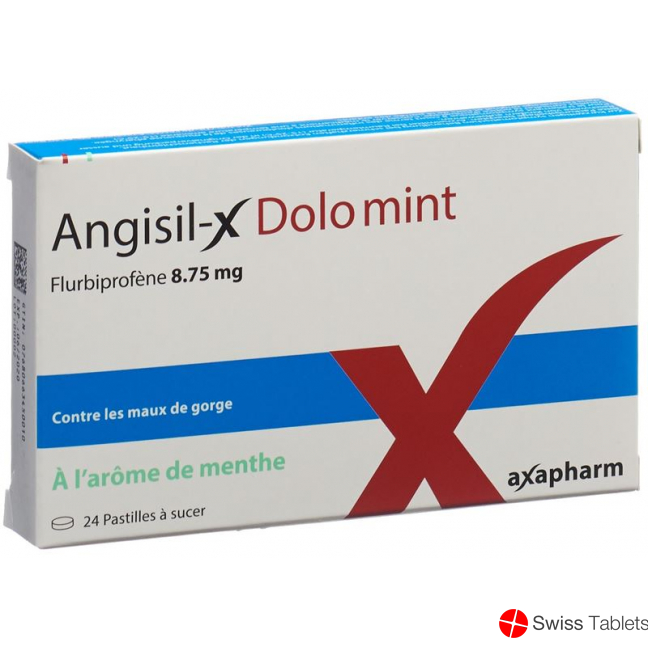 Angisil-x Dolo Lutschtabletten 8.75mg Mint 24 Stück buy online