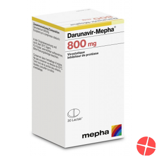 Darunavir Mepha Lactab 800mg Dose 30 Stück