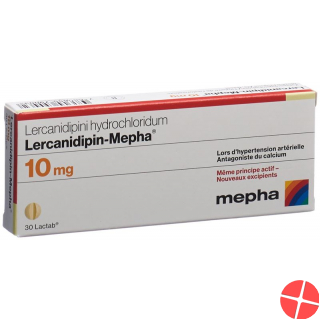 Lercanidipin Mepha Lactab 10mg (neu) 30 Stück